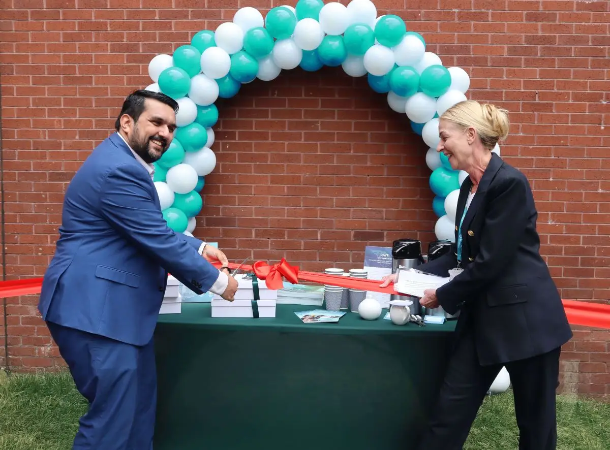Councillor Tamoor Tariq and Nicola Forshaw
