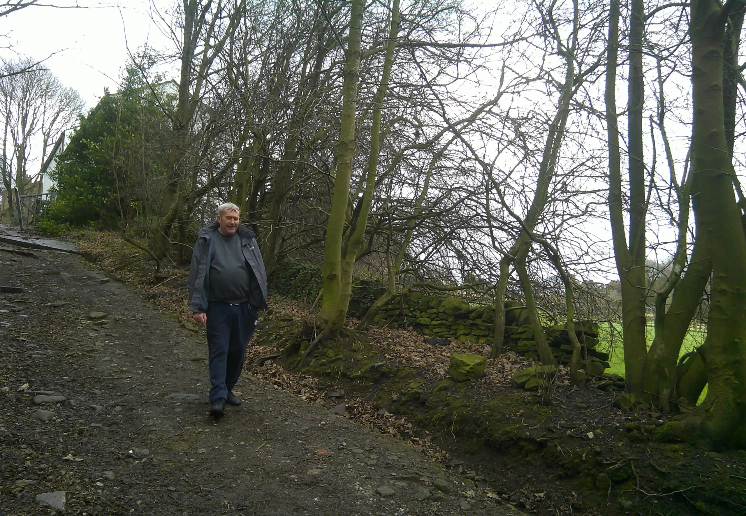 resident on woodland walk