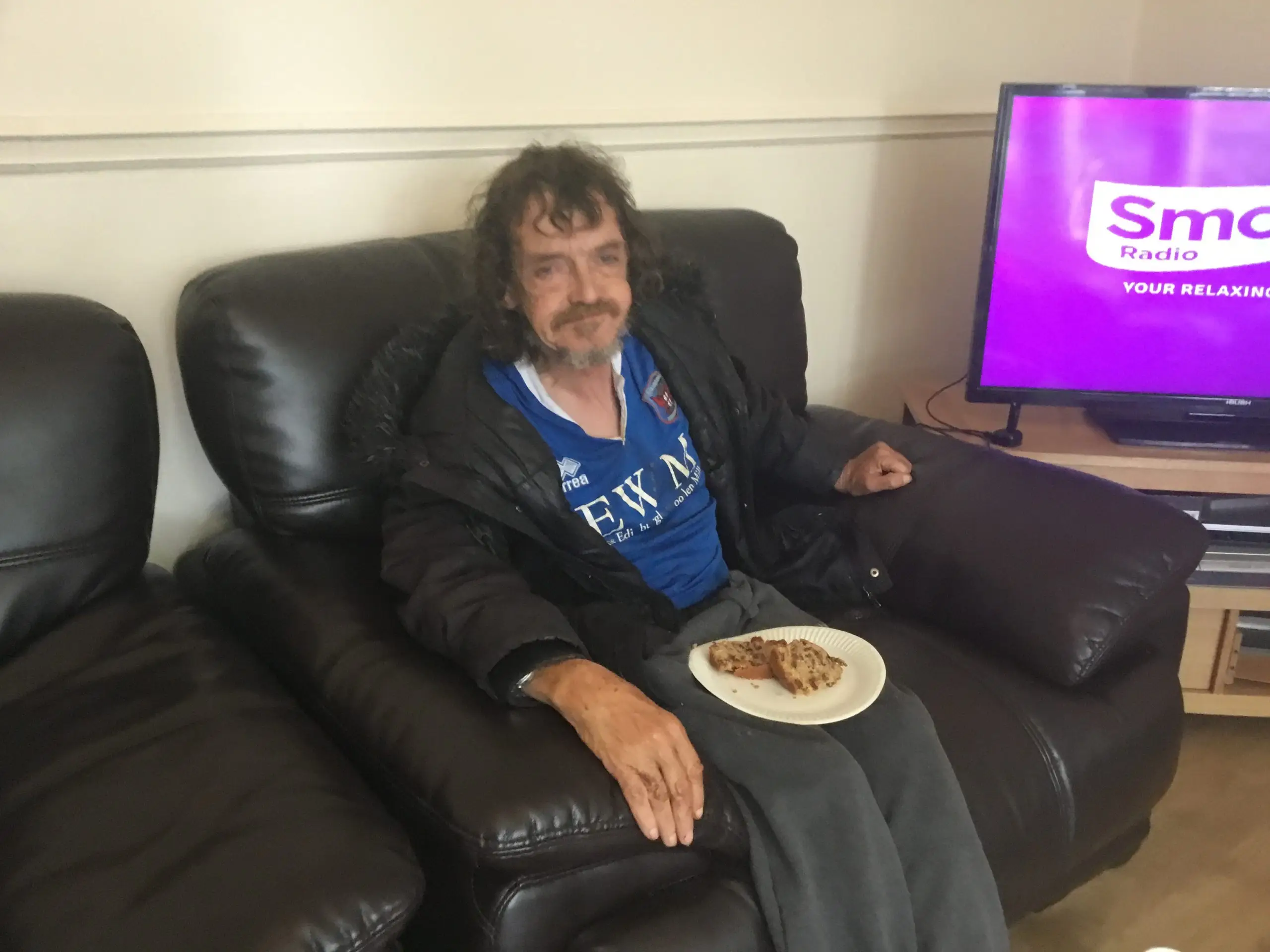 Glen Garth resident enjoying the coffee morning