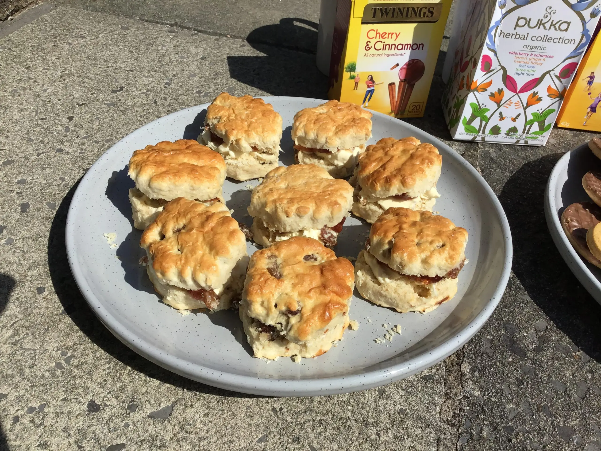 plate of scones