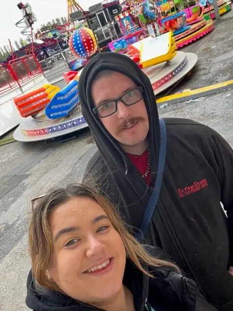 Residents at fun fair