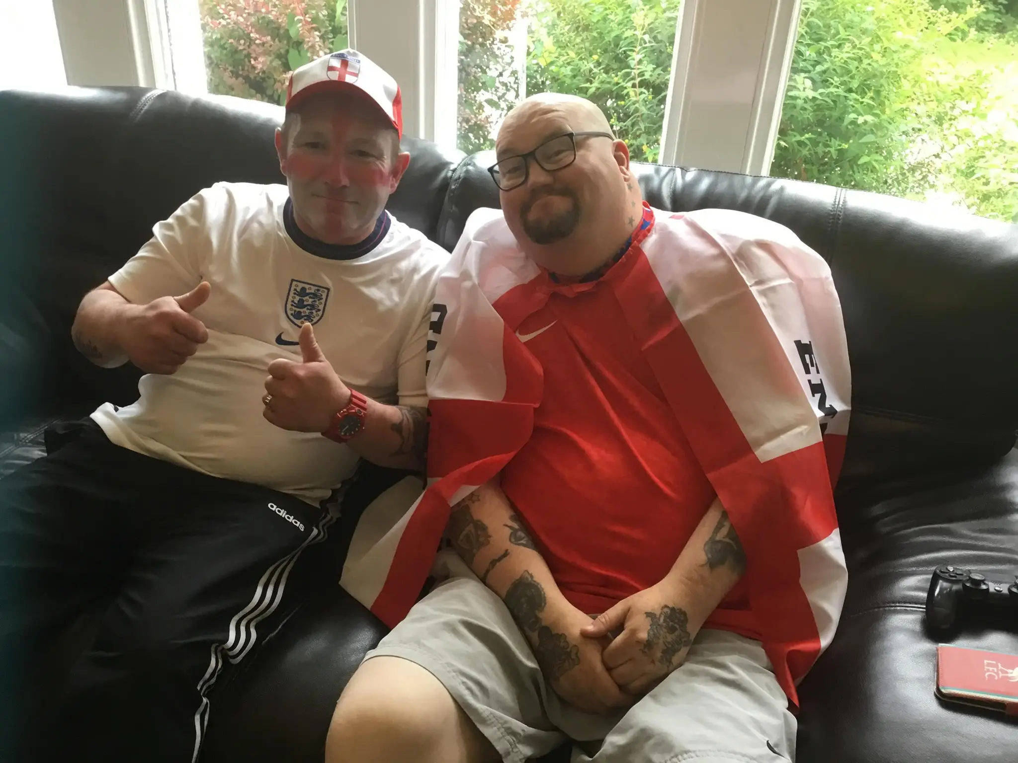 Life at Glen Garth: residents watching the football
