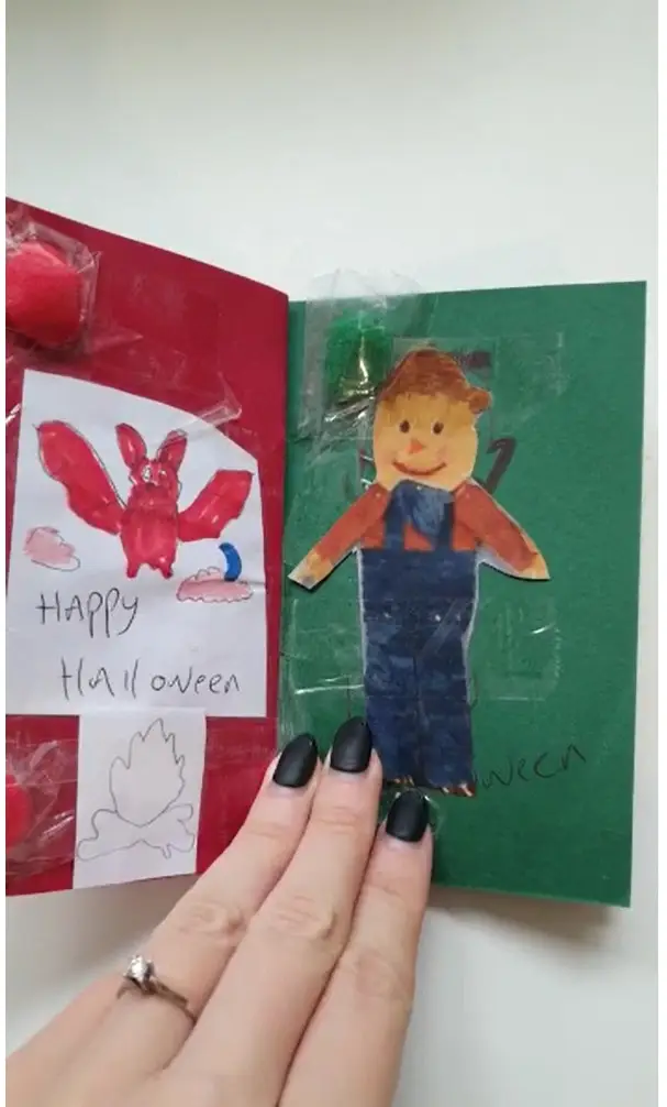 Halloween booklet created by resident