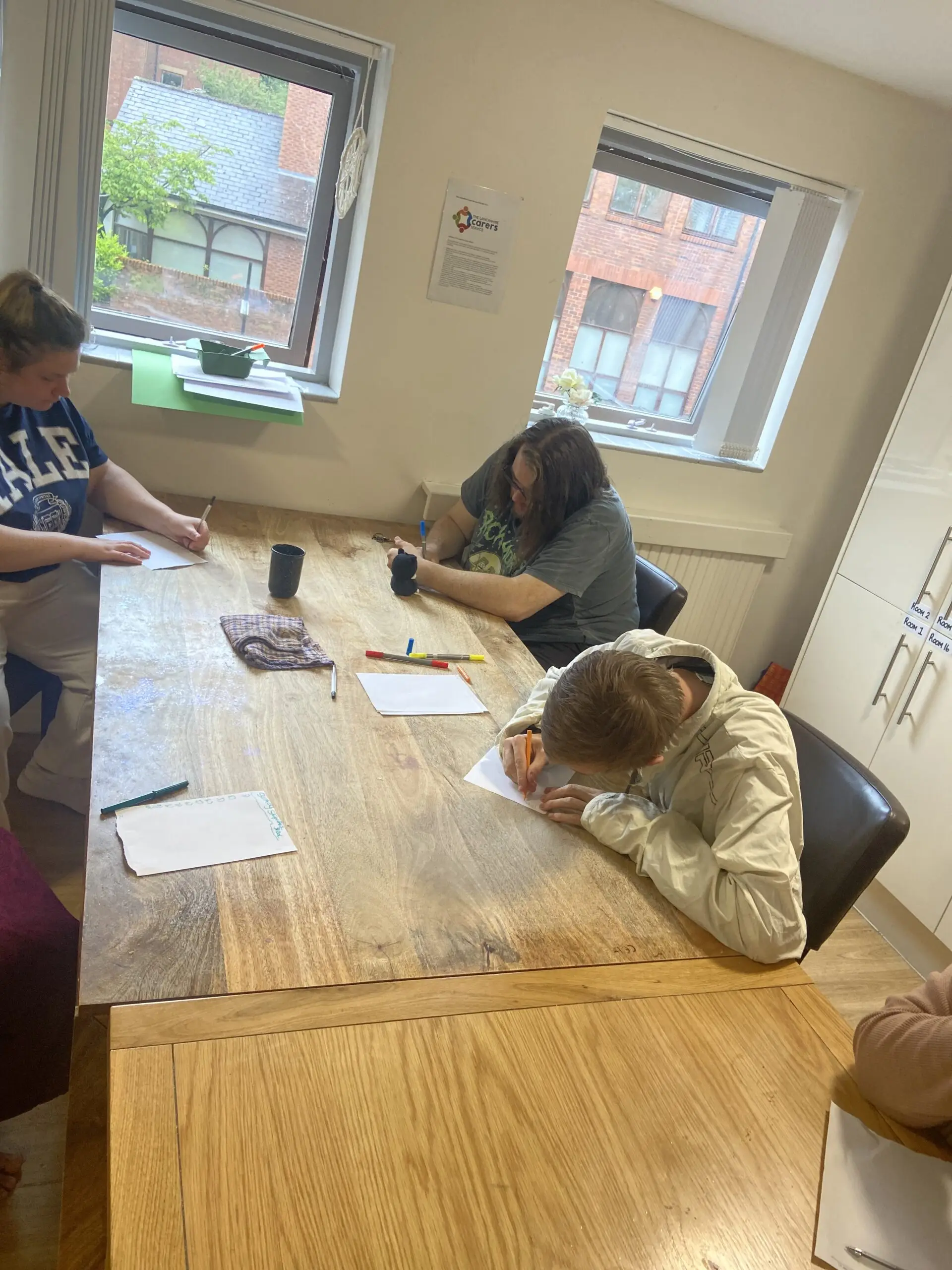 residents answering quiz questions
