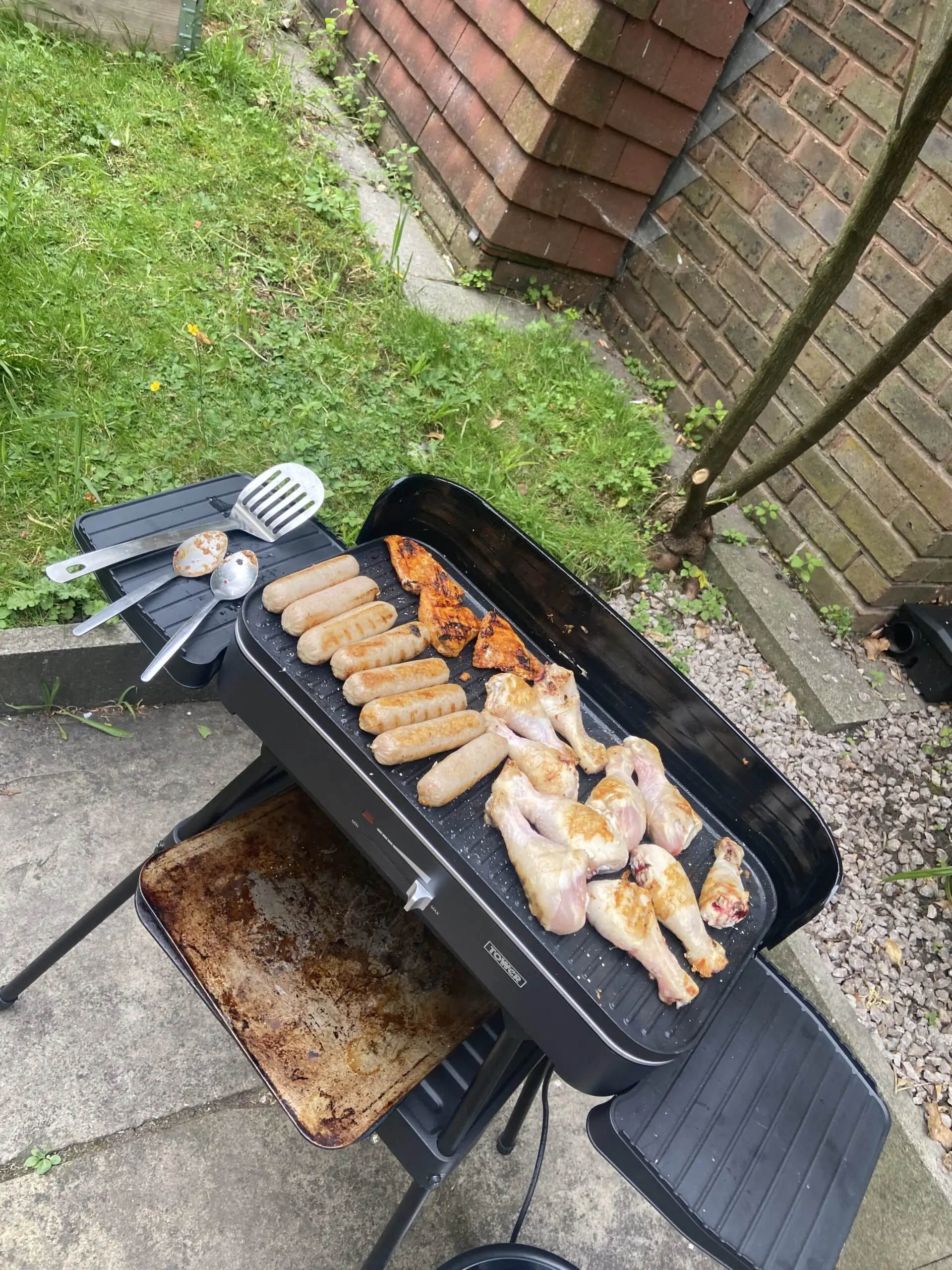 sausages on the bbq