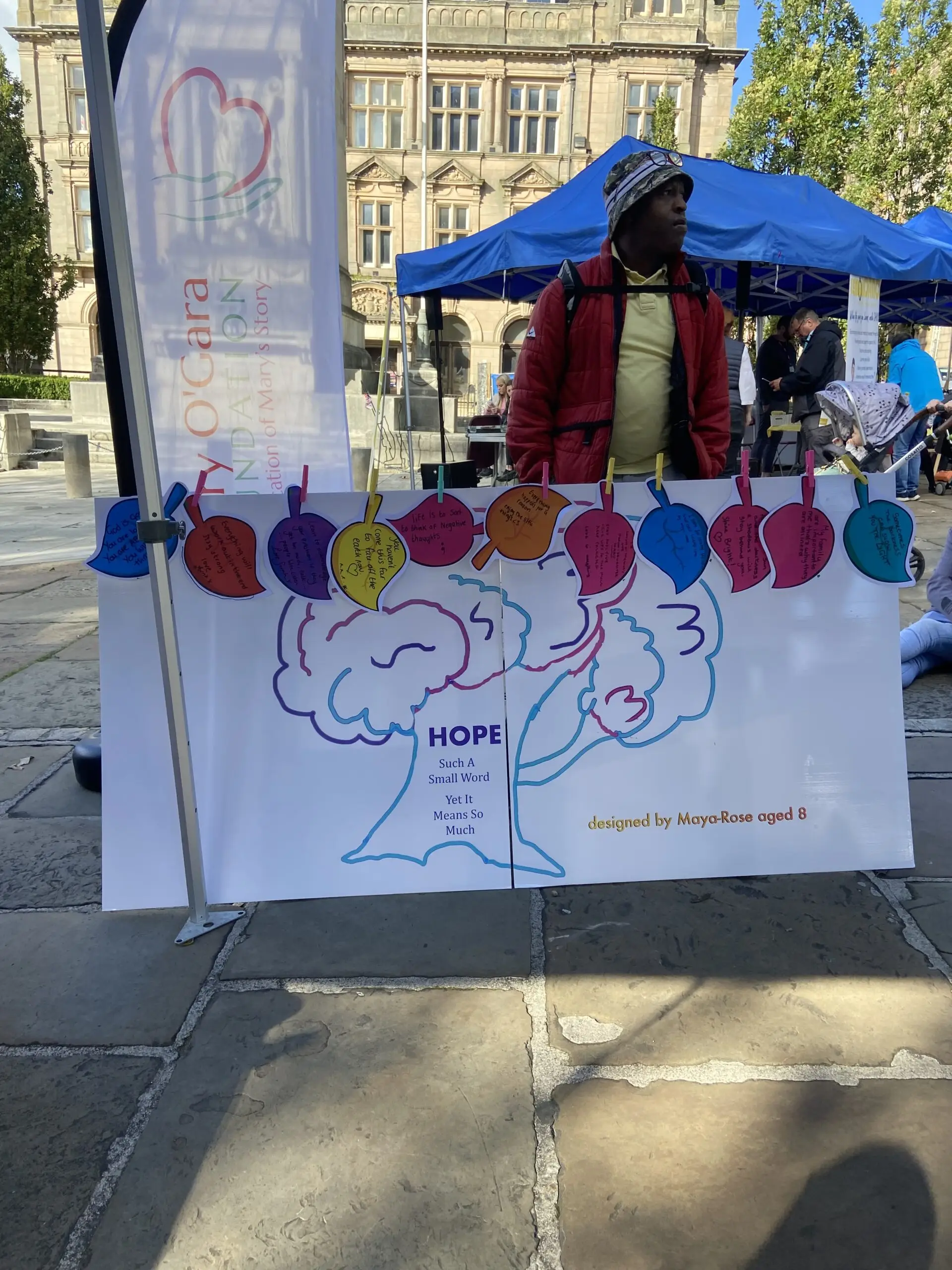 Wellness Fair stall Preston