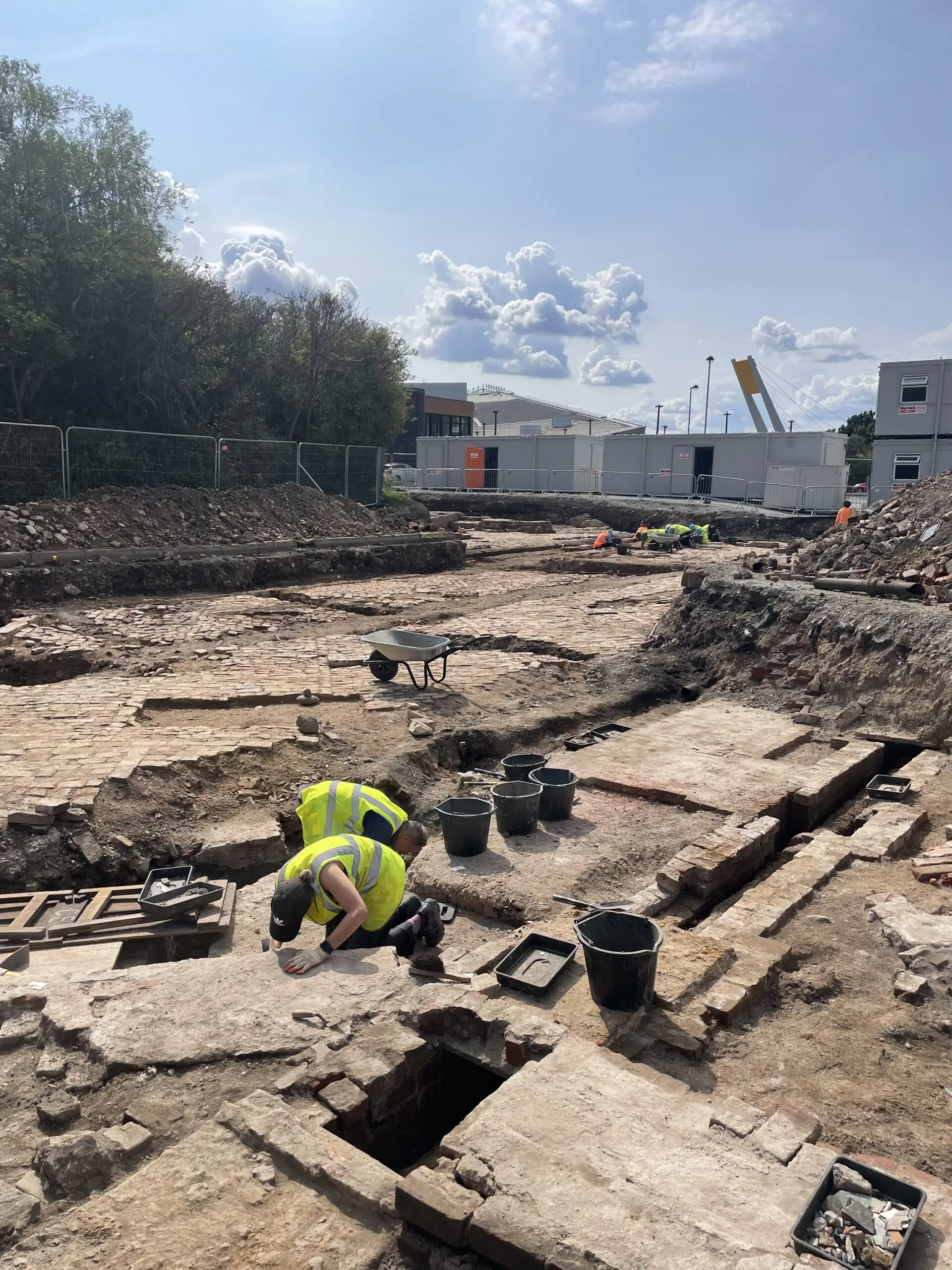 archaeological dig site