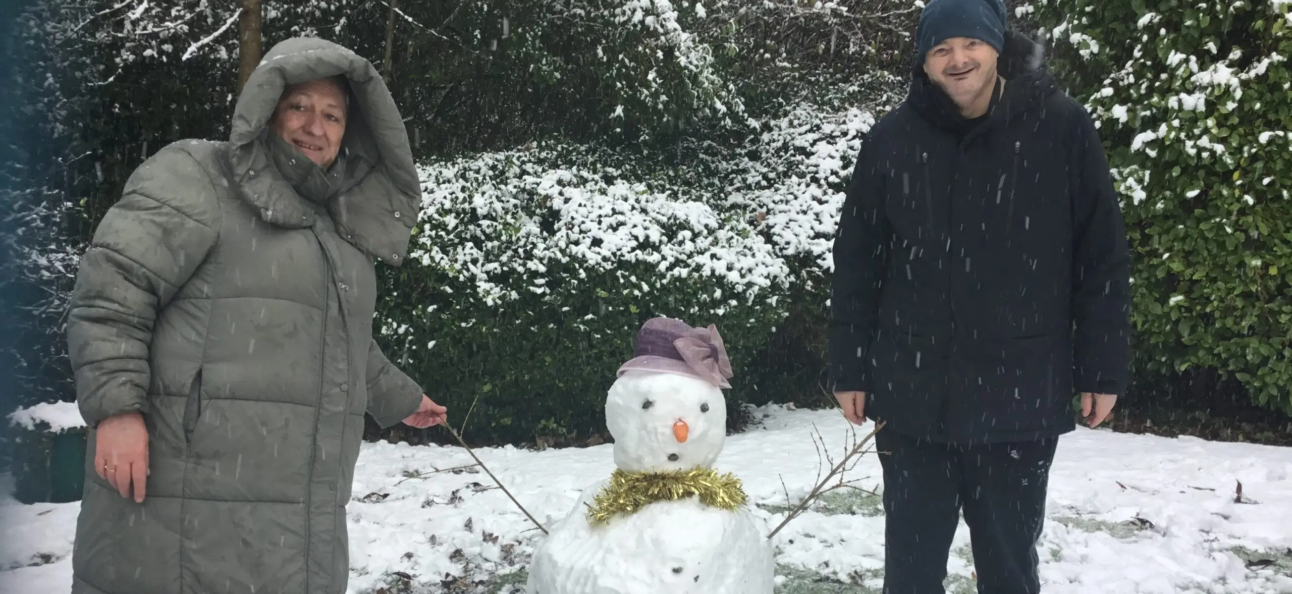 Snowy Christmas at Northern Healthcare