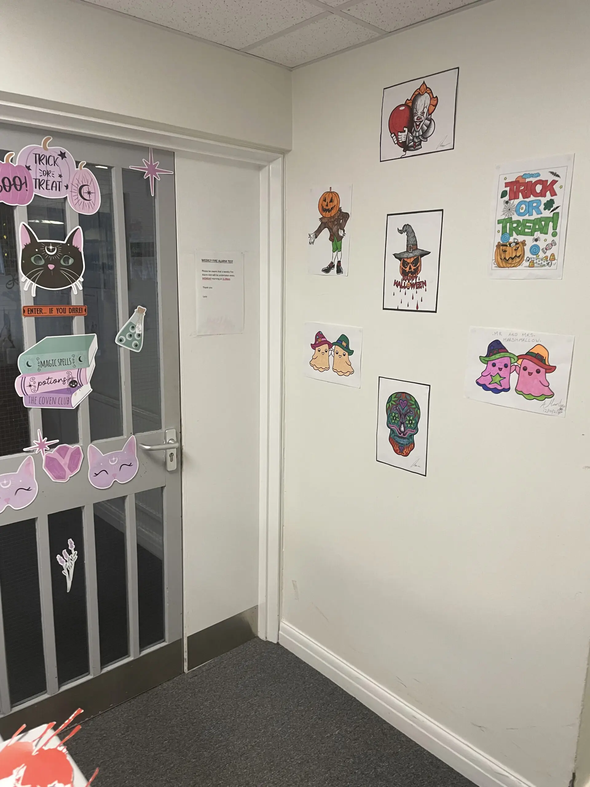 Holland House Halloween decorations