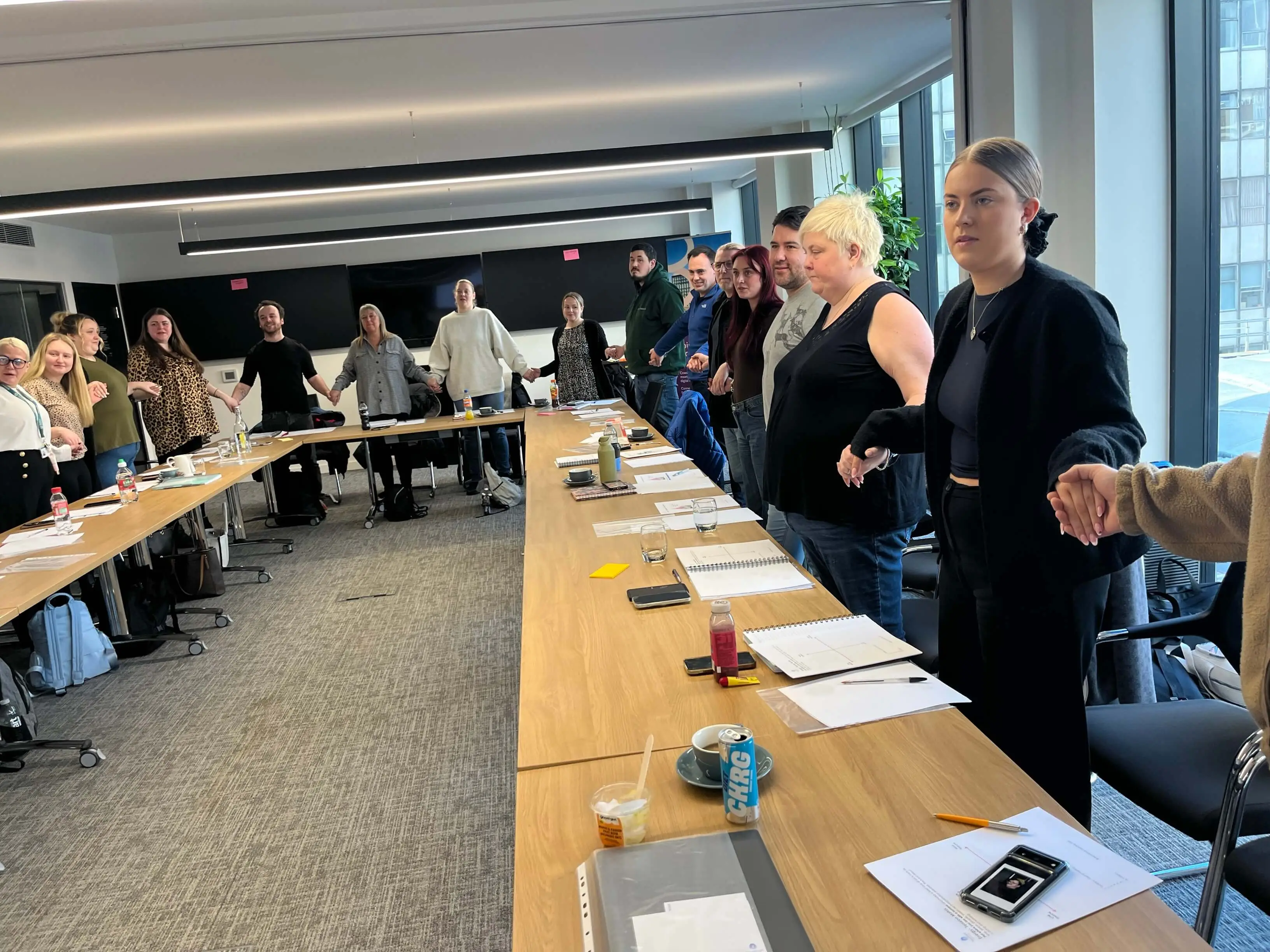 Future Leaders Group participating in activity
