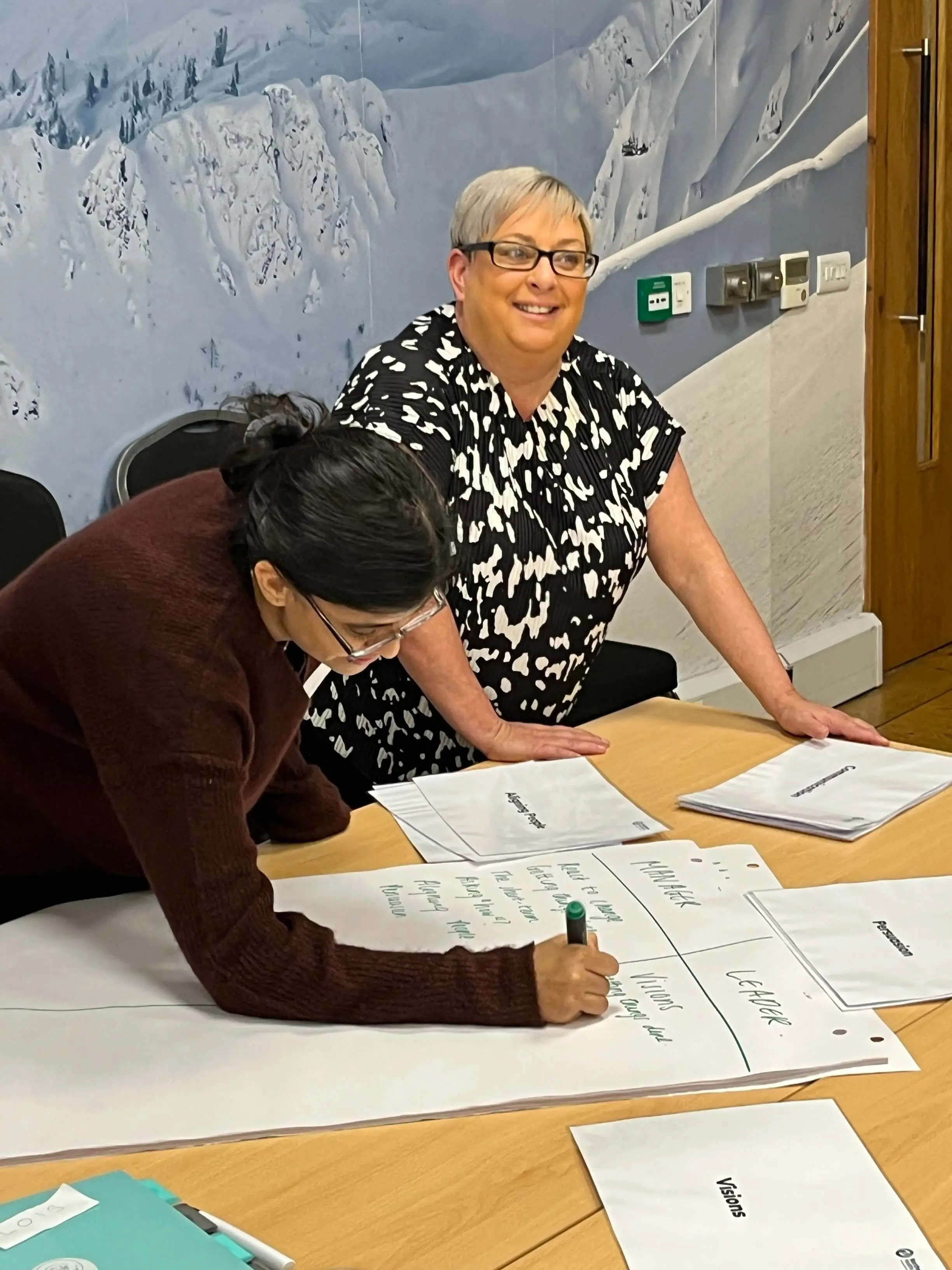 Two Future Leaders participating in activity