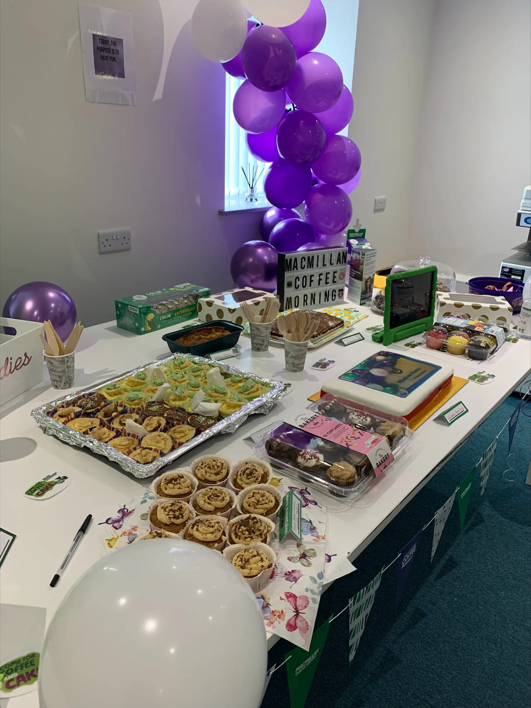 selection of cakes and cookies on table