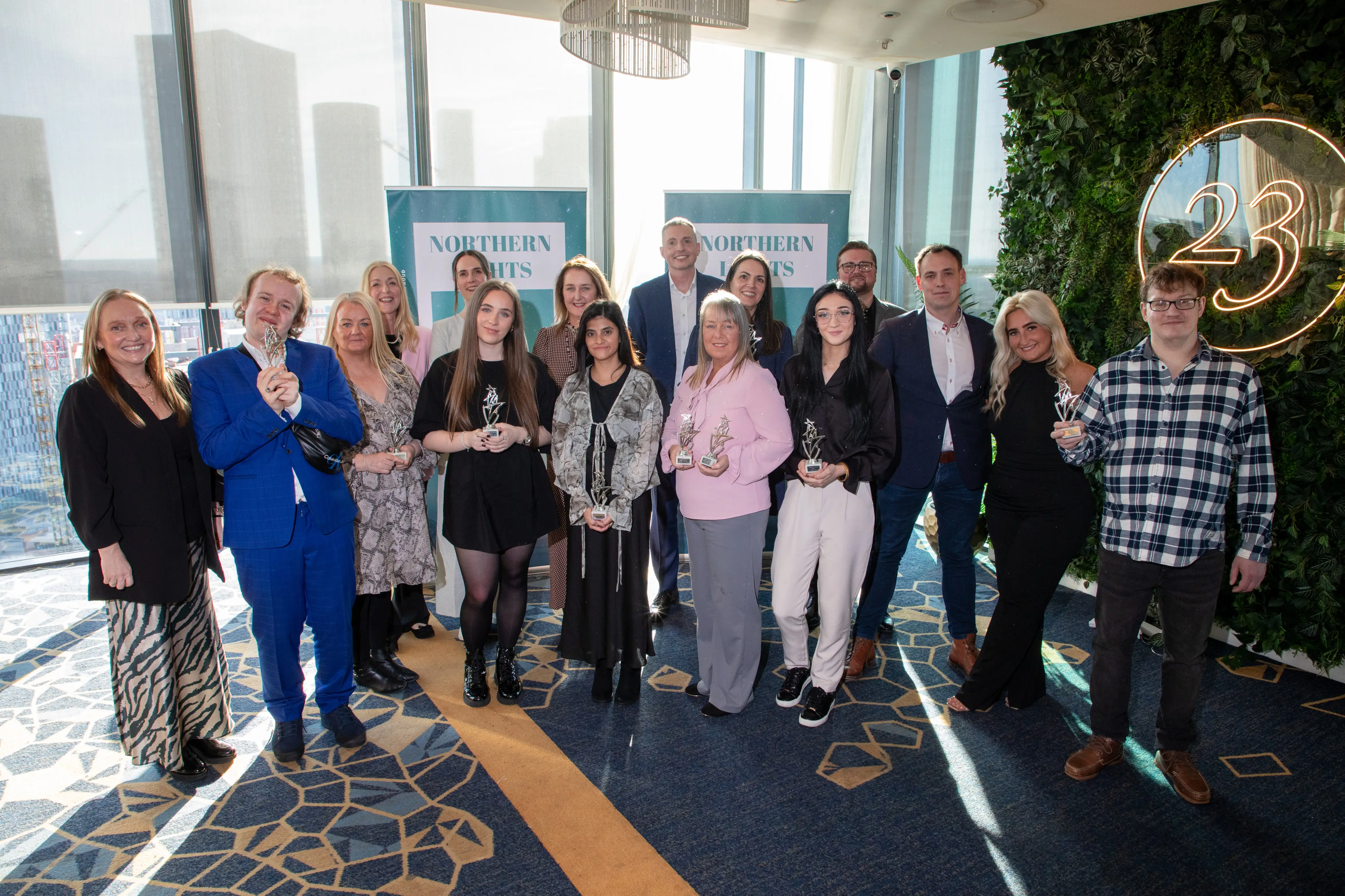 Winners, directors and attendees of the Northern Healthcare Awards