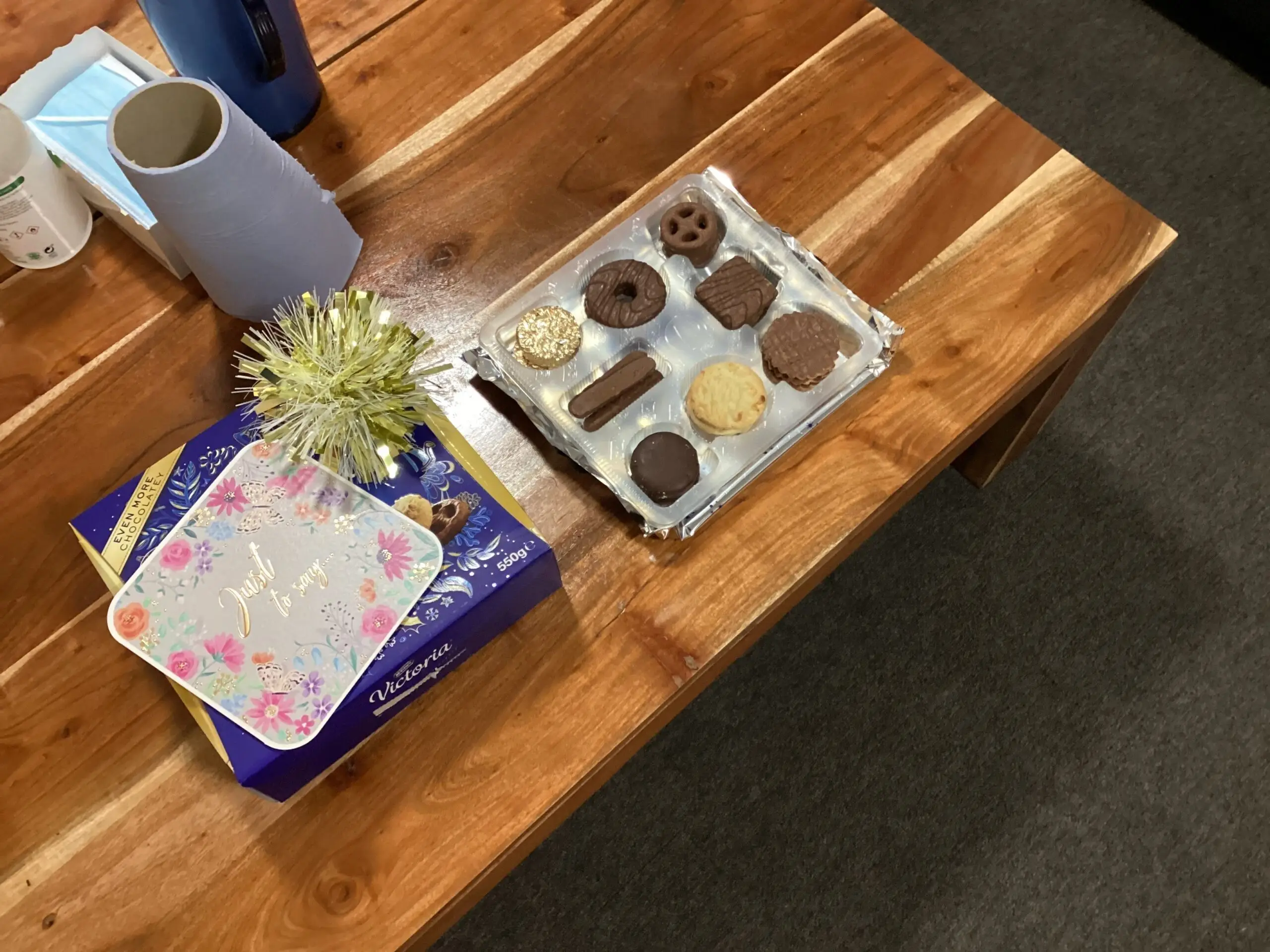 Tray of biscuits