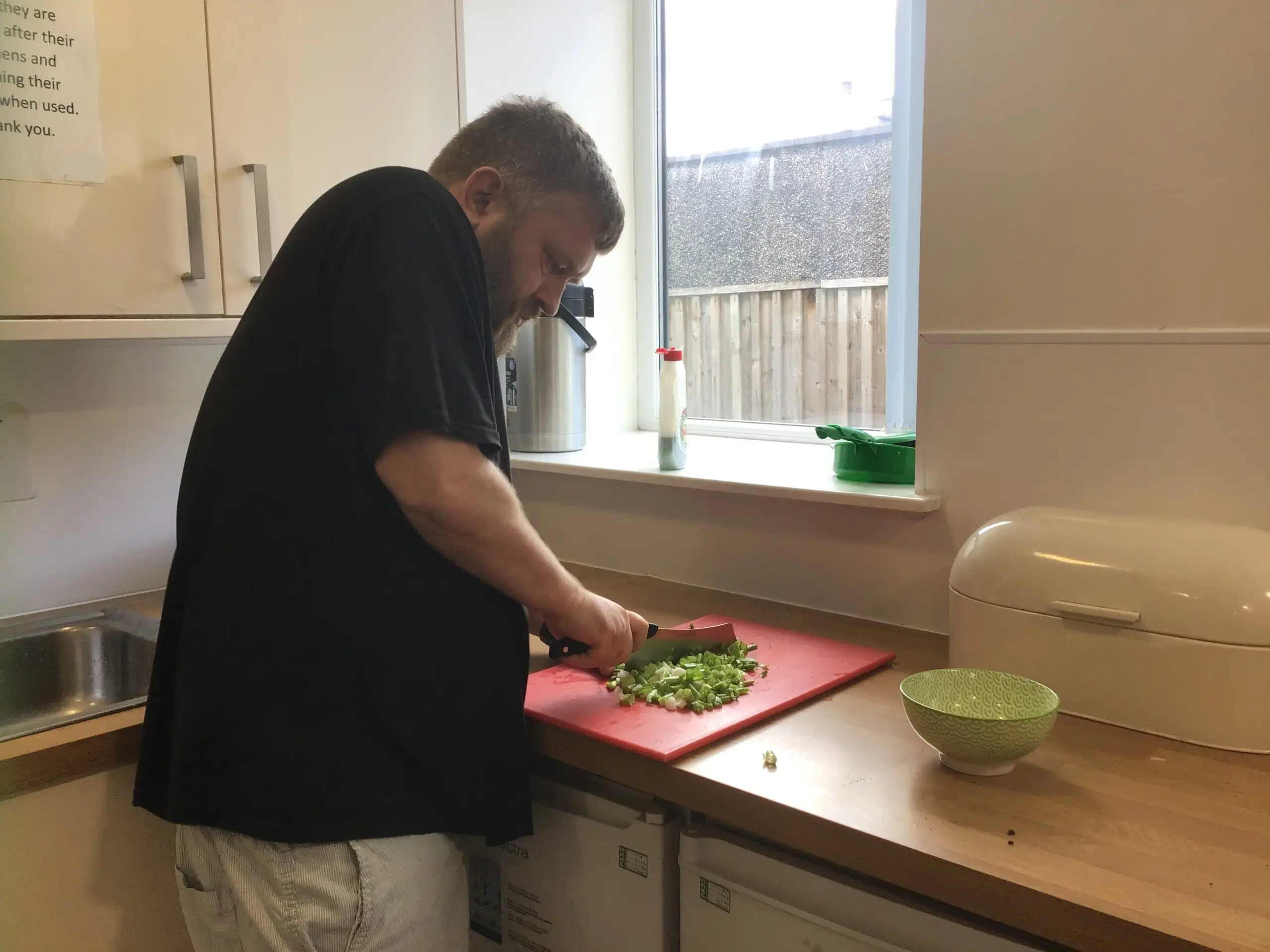 Resident cooking