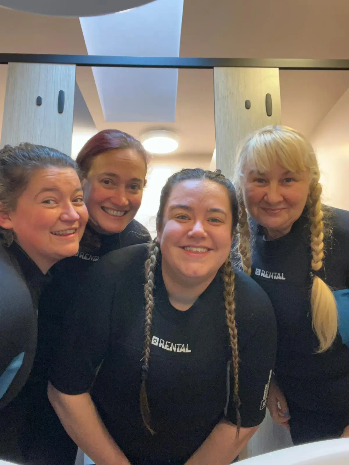 group pic four female team members