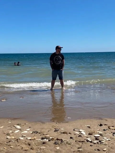 resident on the beach