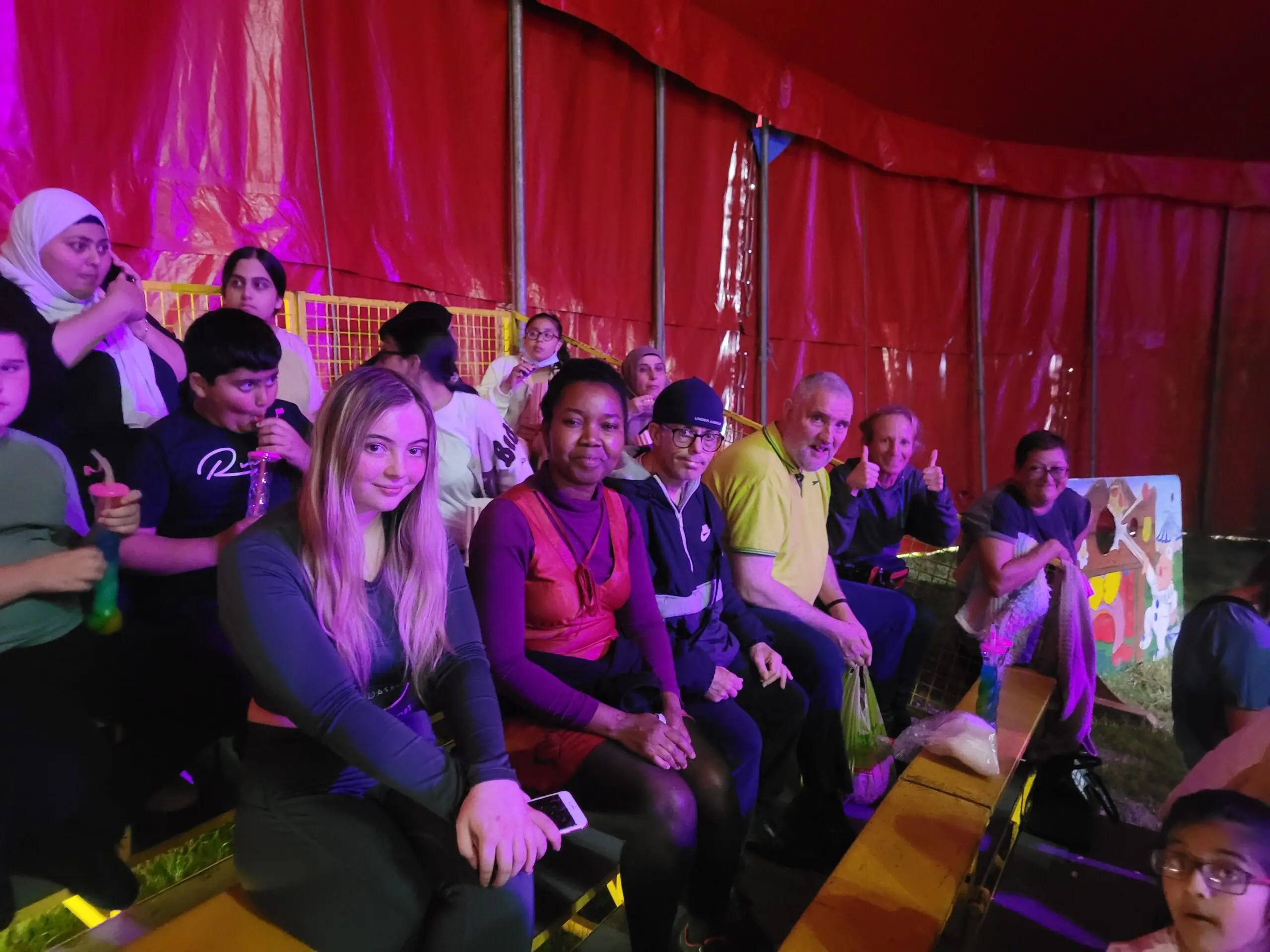 residents at the circus
