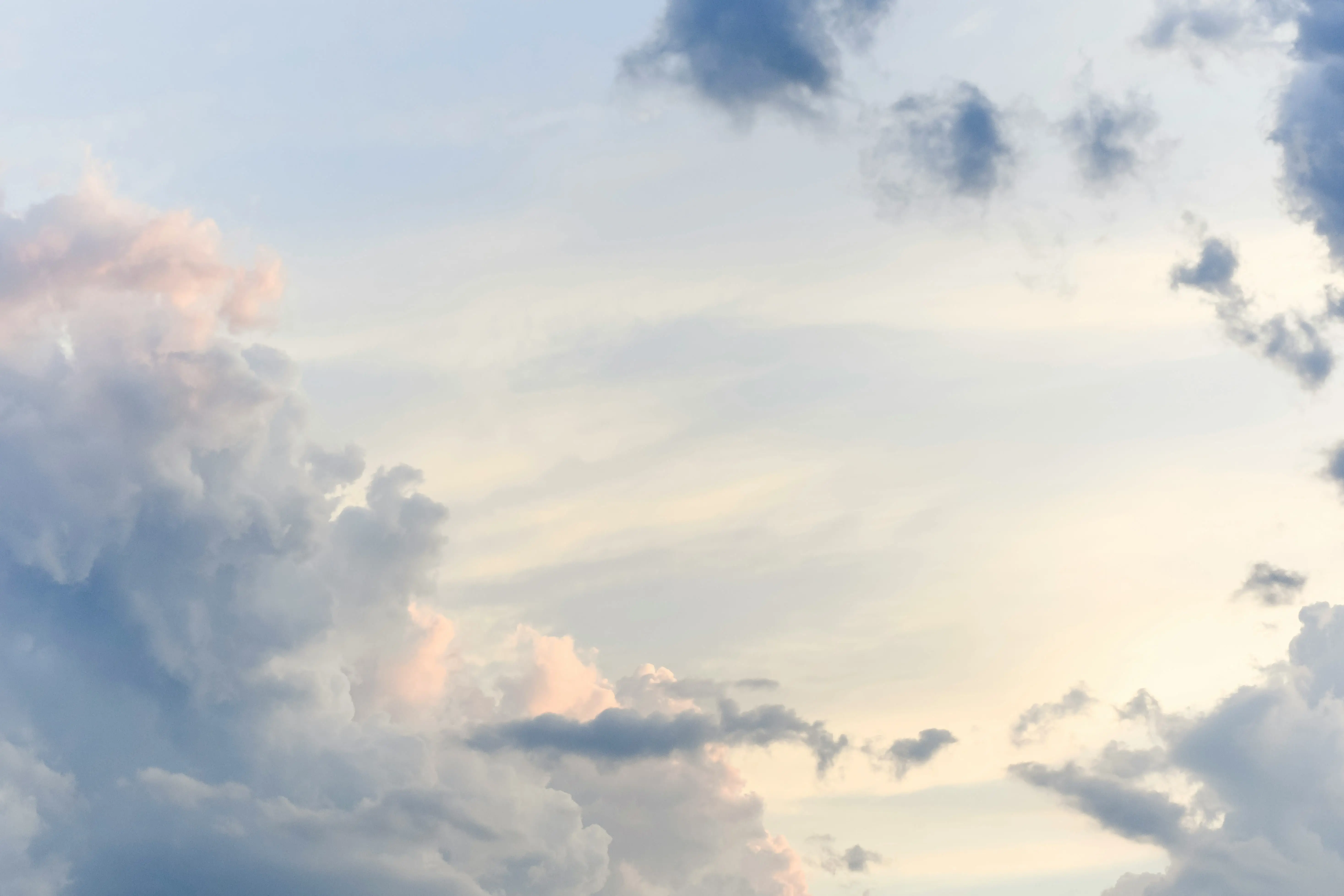 A bright sky