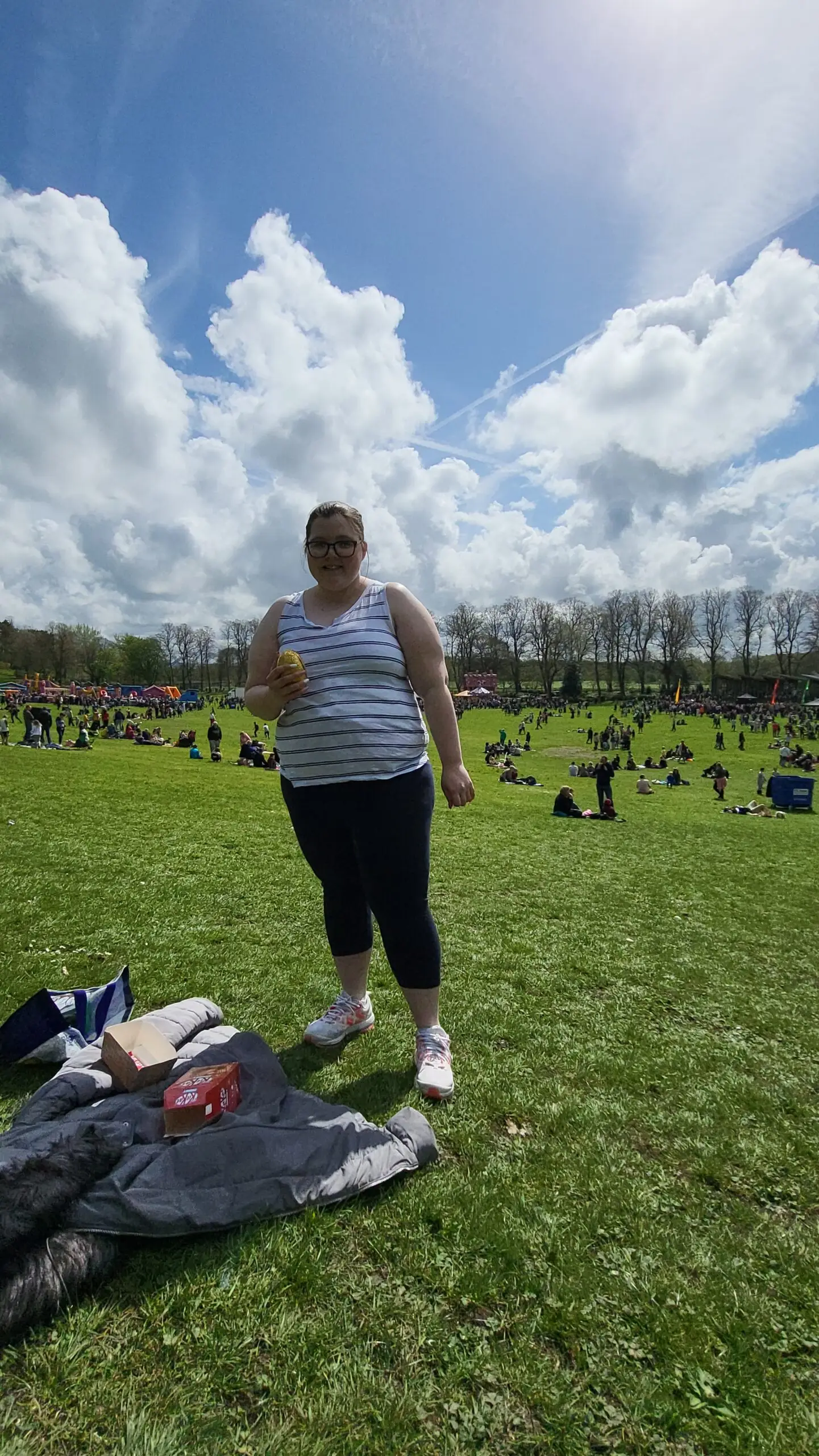egg rolling in the park