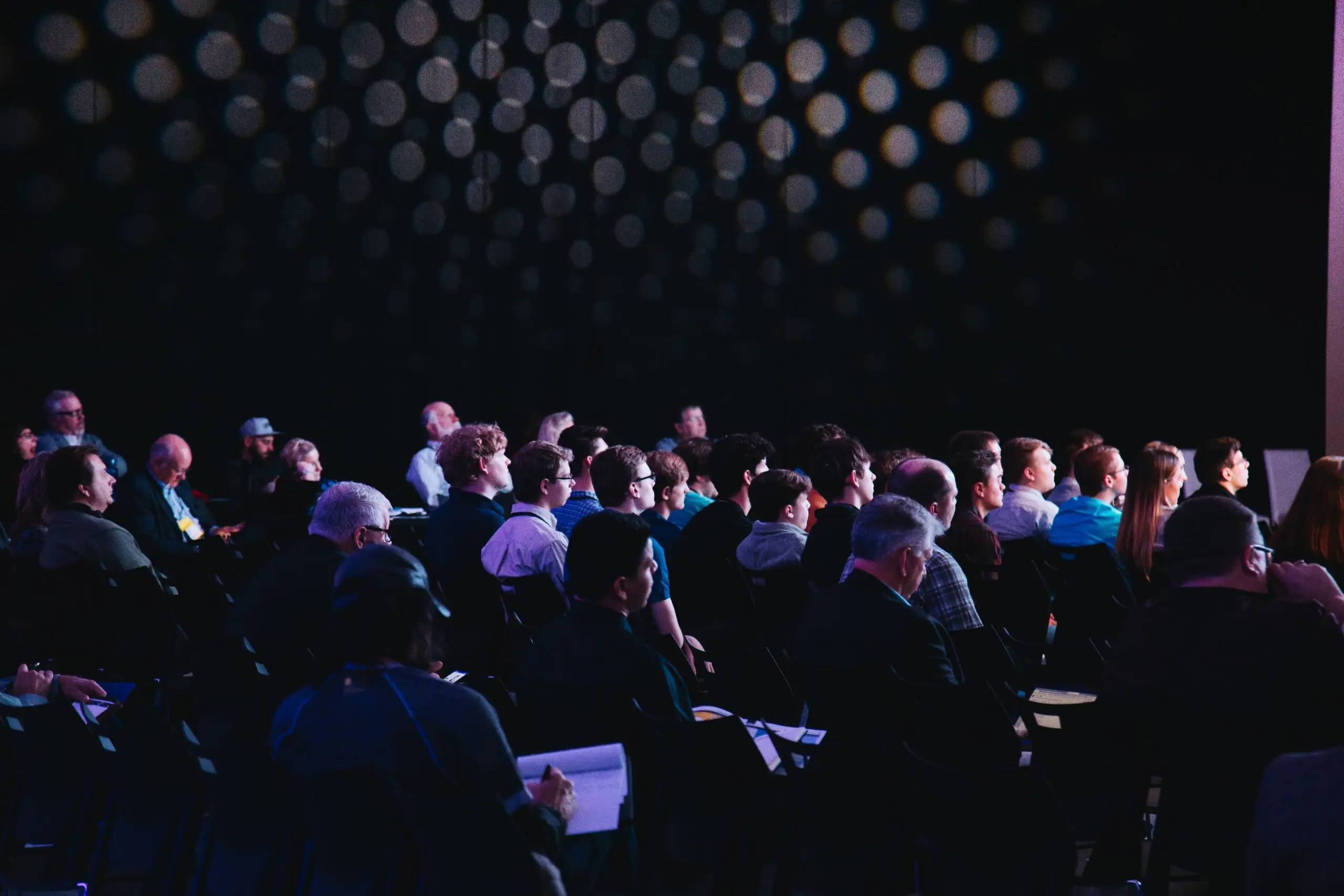 shot of audience at event