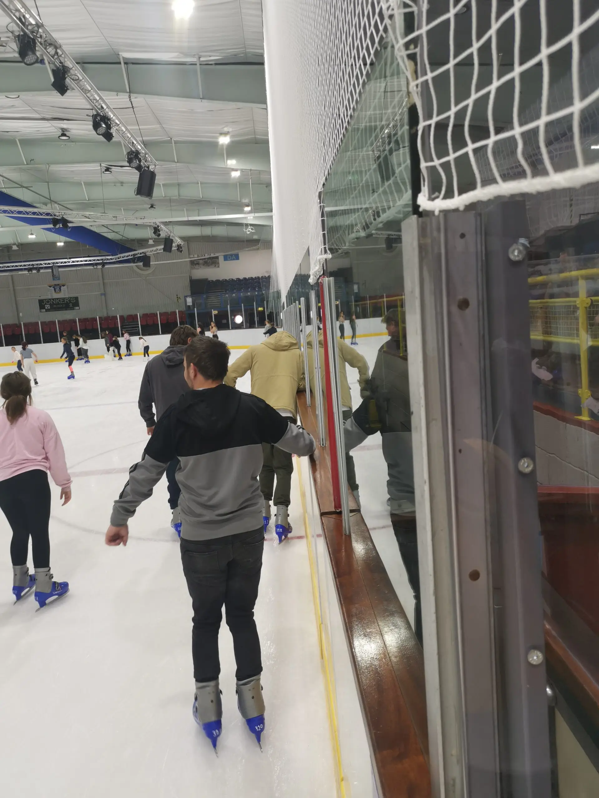 resident ice skating