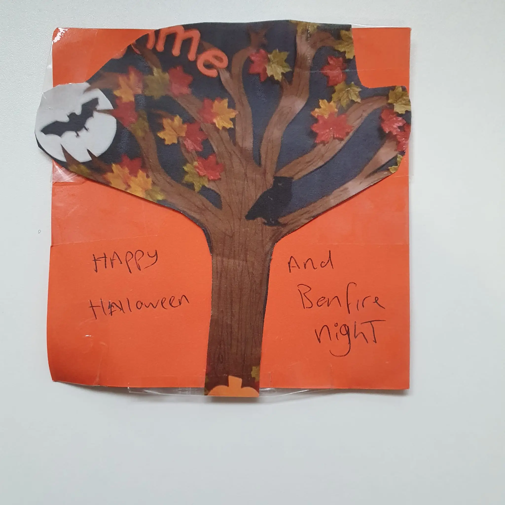 Halloween booklet created by resident