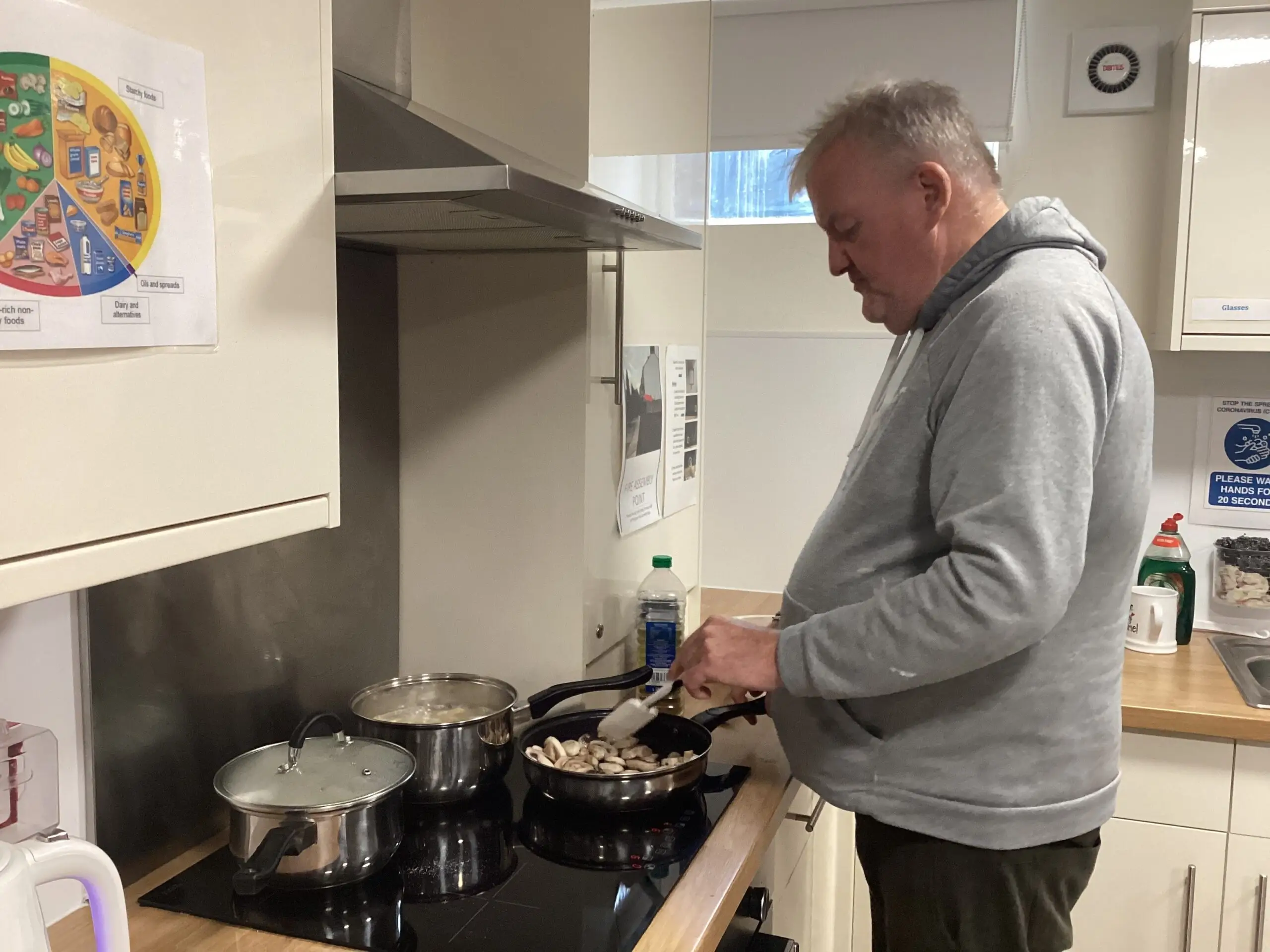 resident cooking mushrooms