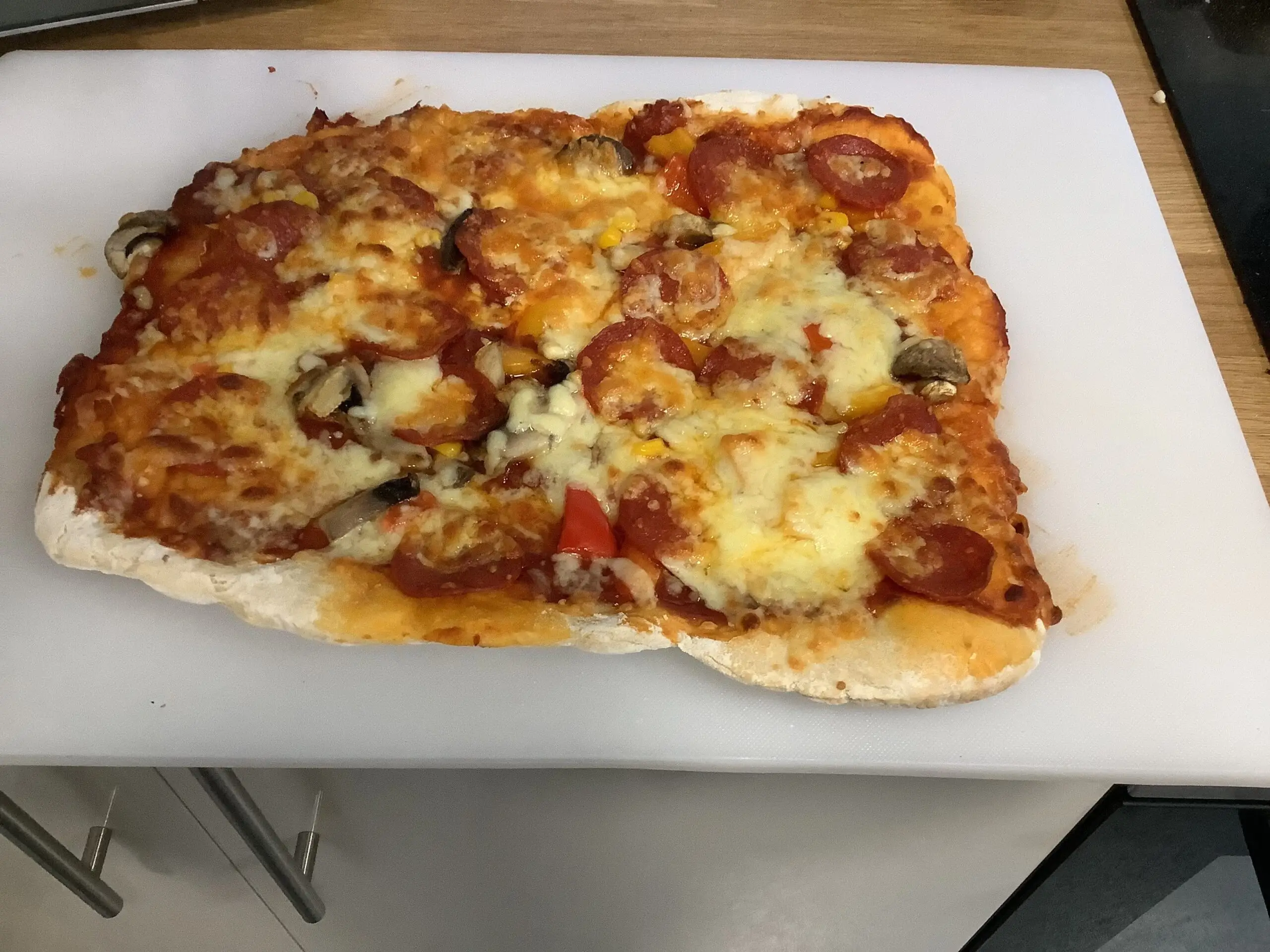 homemade pizza